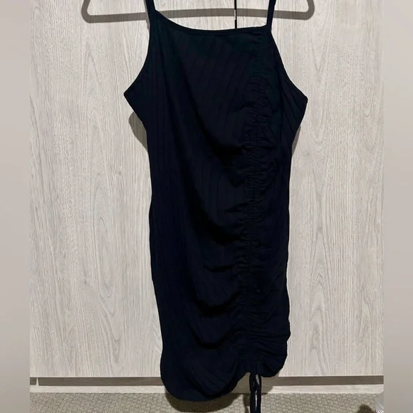 SHEIN Plus Solid Cami Dress & Button Front Jacket - Black, 2X - Picture 6 of 7